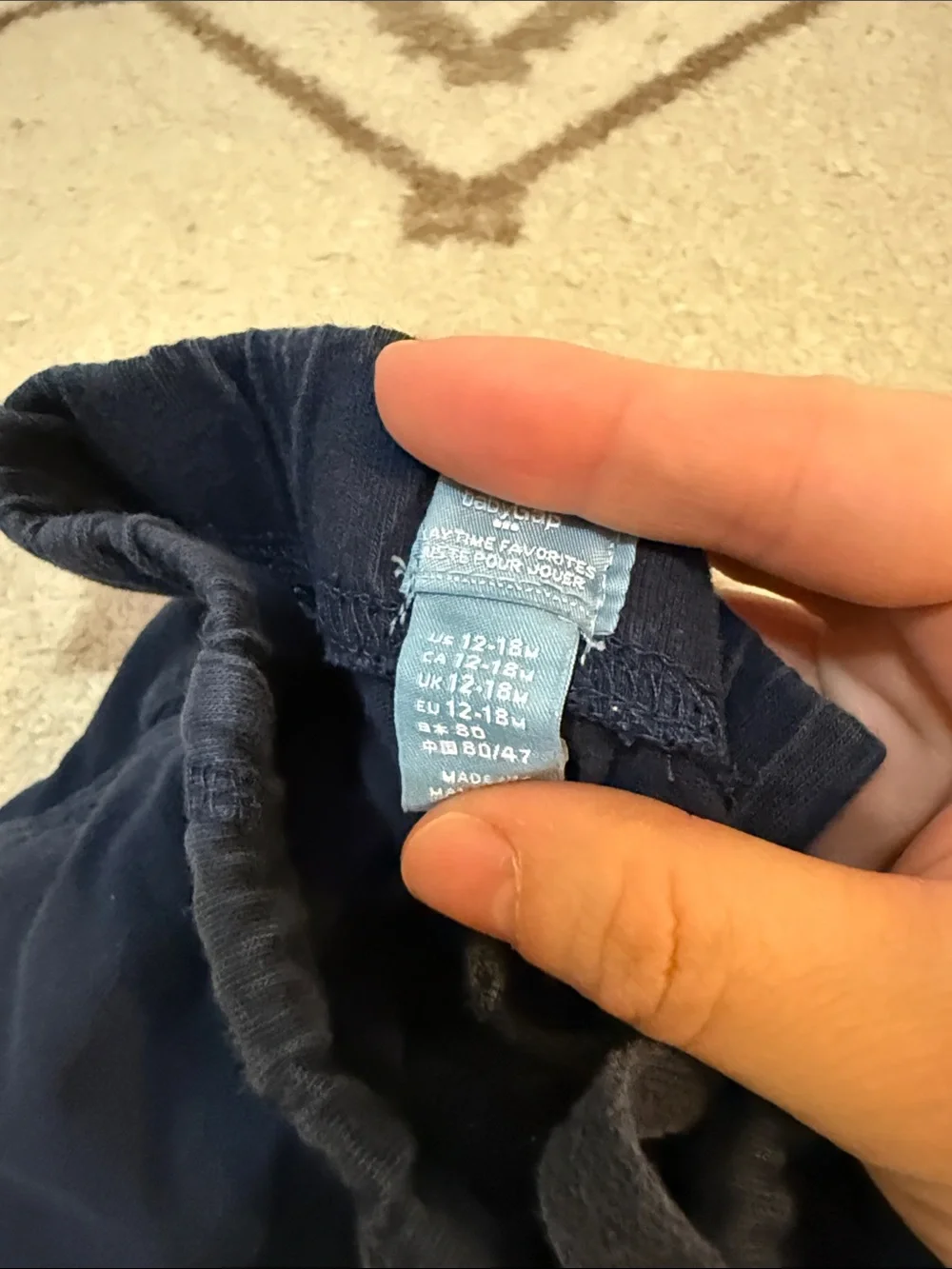 GAP Boys 3-Pack Shorts in Navy, Teal & Blue Pinstripe